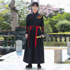 Japanese Vintage Kimono Samurai Cosplay Clothing Woman Man Chiinese Hanfu Crane Embroidery Cardigan Yukata Full Sleeve Retro