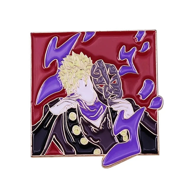 JoJo's Bizarre Adventure Enamel Lapel Pin Collect Badge Cute Children Gift Jewelry Adorn Backpack Hat Collar Brooches