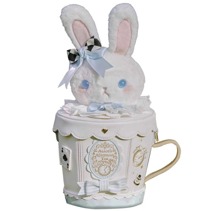 Japanese Original Lolita Cartoon Cute Rabbit Plush Shoulder Bag Sweet Kawaii Jk Uniform Oblique Span Bag