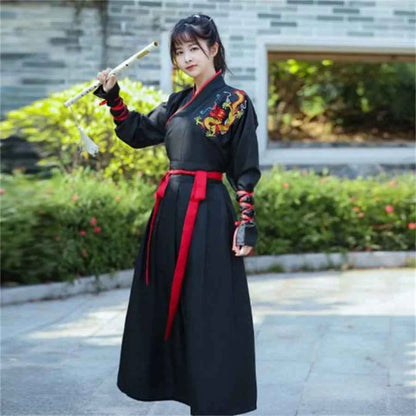 Japanese Vintage Kimono Samurai Cosplay Clothing Woman Man Chiinese Hanfu Crane Embroidery Cardigan Yukata Full Sleeve Retro