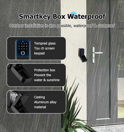 TTlock Smartkey Lock Box Home Key Wireless Smartlock Box Electronic Key Box App Digital Code Bluetooth Key Safe Padlock for Host