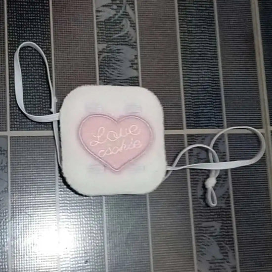 Women Lolita Gothic Eye Mask Pink Heart Shape With Letter Printing One-eye Eyewear Girls  Props Cosplay Anime Accessories SS69 8.69 A