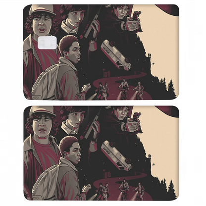 Stranger Things Credit Card Skin Stickers For VISA Bank Card Transportation Card Waterproof Sticker Anti-scratch Women Gift SS69 9.69 1 Set / z8