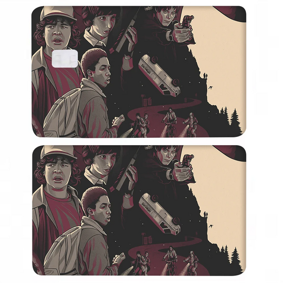 Stranger Things Credit Card Skin Stickers For VISA Bank Card Transportation Card Waterproof Sticker Anti-scratch Women Gift SS69 9.69 1 Set / z8