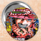 Anime JoJo Bizarre Adventure Soft Button Pin Round Metal Badge Lapel Pin Parts Gift Friends Kid Jewelry