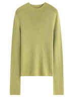 DUSHU Women's 100% Wool Half-High Collar Pullover