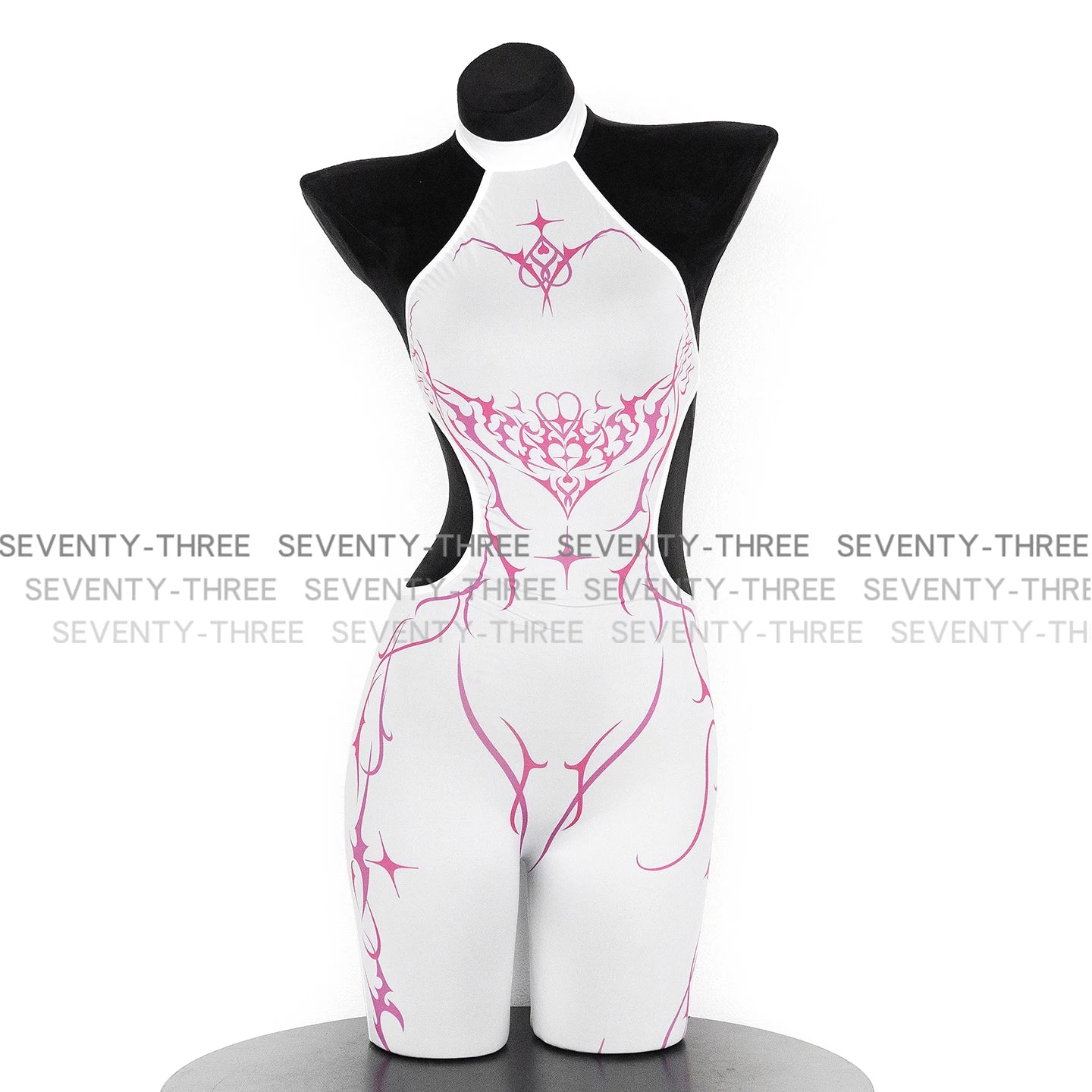 Cyberpunk Cosplay Jumpsuit Women's Printed Sleeveless Mech Agent Bodysuit