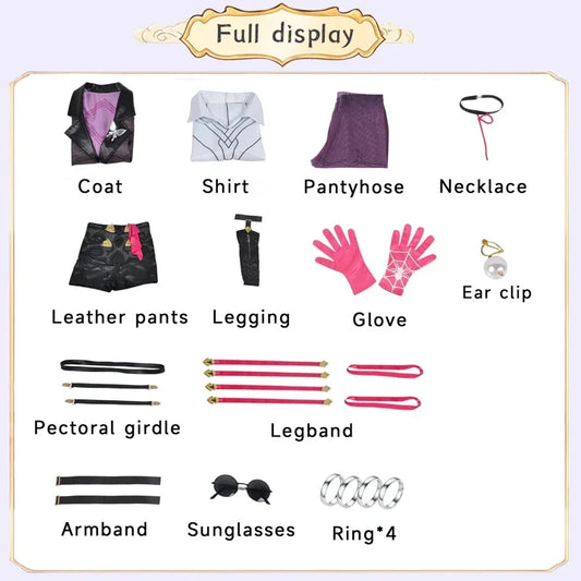 Kafka Cosplay Costume Honkai Star Rail Women's Game Uniform Set
