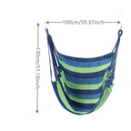 Outdoor Thickened Canvas Hammock/hammock accessories，Camping Outdoor Swing Net Hed Anti Rollover Striped Hanging Chair Hammock