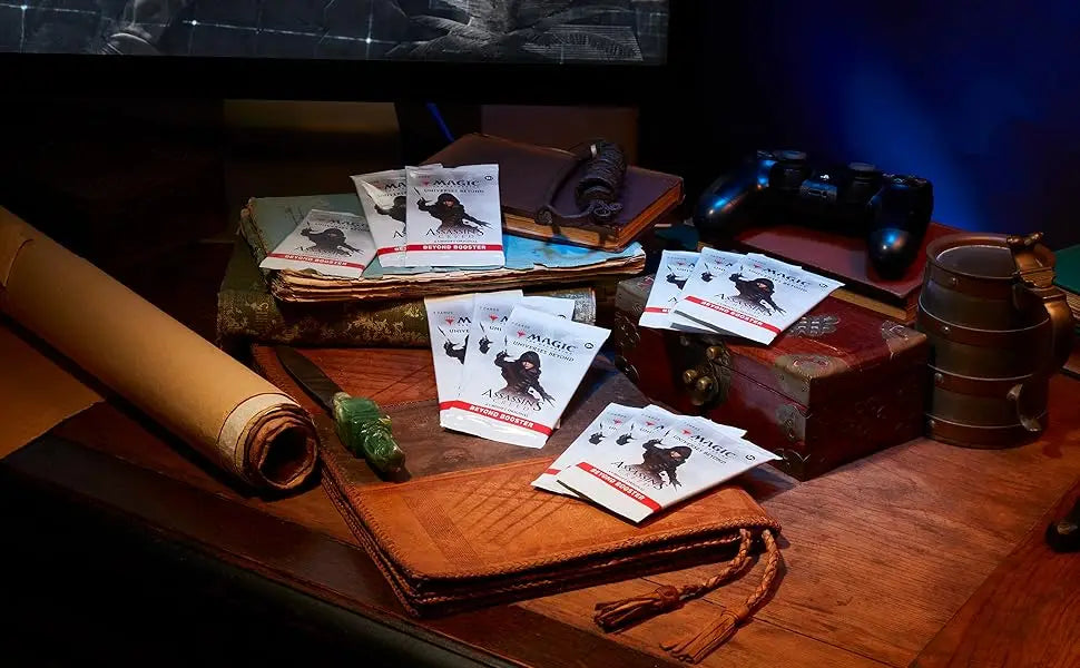 Magic The Gathering Assassin’s Creed Bundle,Beyond Booster Box,Collector Booster Box,Starter Kit TCG Card Game Gift Collectible - SS69