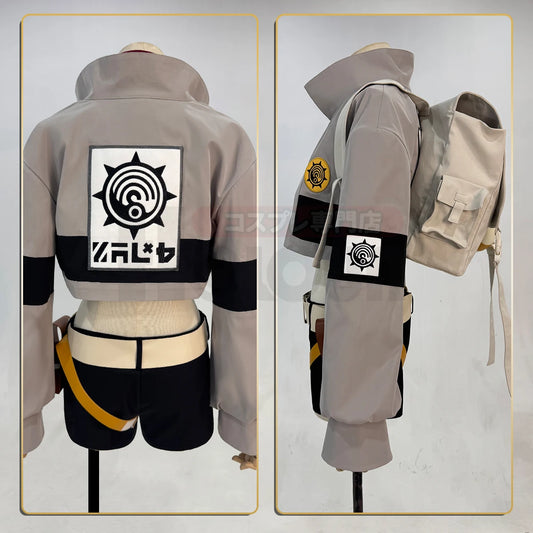 HOLOUN Riyo Cosplay Costume Set - Anime Embroidered Vest, Jacket and Shorts