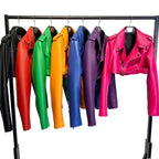 Real Leather Jacket 2022 Autumn Ladies Colorful Genuine Leather Top Short