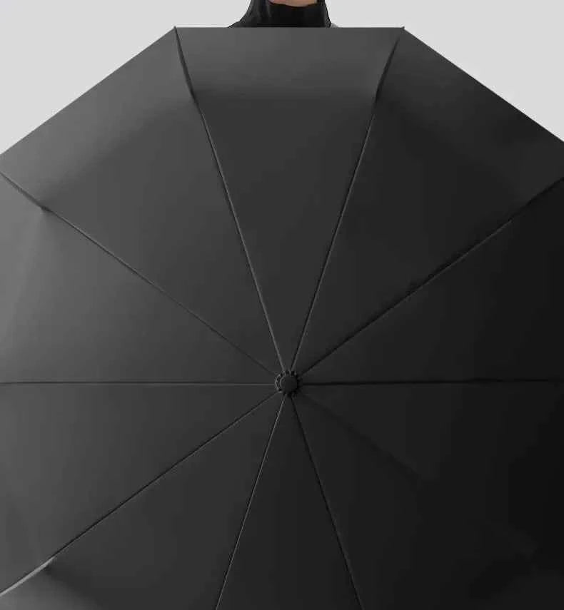 Automatic Umbrella for Men Women Fully Opened Ring Buckle Design 20 Ribs Extra Large Folding Strong Sunshade Double Umbrella