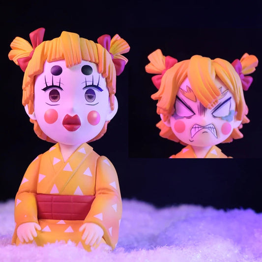 Demon Slayer Anime Figure Tanjirou Agatsuma Hashibira Inosuke Agatsuma Zenitsu Anime Model Action Figure PVC collection Toy SS69