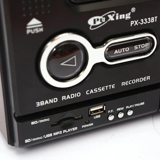 Portable Vintage Retro USB AM/FM/SW Multiband Radio Stereo Wireless Bluetooth Boombox Mp3 Audio Cassette Tape Player Recorder TF SS69