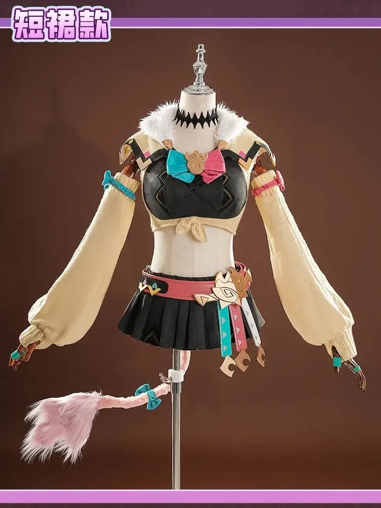 FilmStyle Genshin Impact Varesa Cosplay Costume Uniform Halloween Carnival Party Christmas Play Role Clothes Clothing for Women