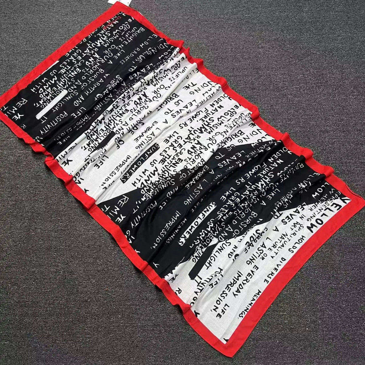 Foreign Trade Original Order Spanish Fashion New Product Knitted Embroidery Printed Outdoor Beach Sunshade Women's Scarf SS69 17.69 22