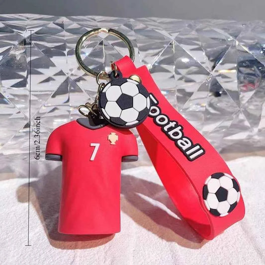 Cartoon Soccer Trophy Keychain Couple Bag Charms Bestselling Pendant Perfect Gift For Football Lovers