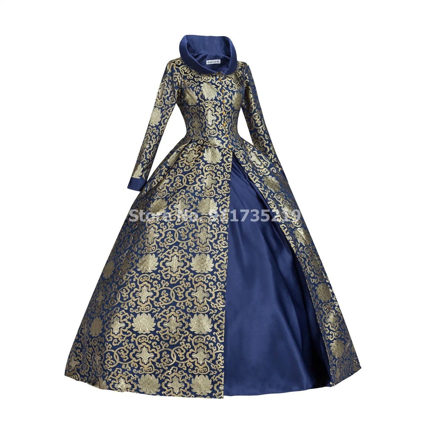 Victorian Masquerade Dresses for Women, Renaissance Dress, 18th Century, Baroque Rococo Marie Antoinette, Historical Clothing SS69