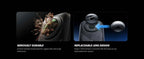 Insta360 X5 - Waterproof 8K 360° Action Camera, Leading Low Light, 3-Hour,Triple AI Chip Design Battery,