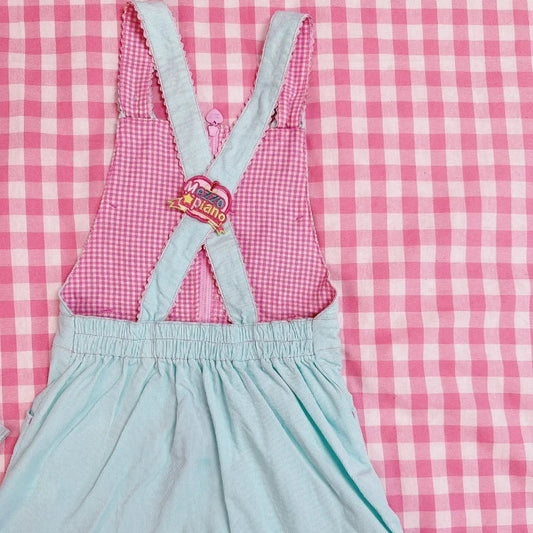 Sweet Lolita Style Strap Dress Women Cute Bunny Cartoon Embroidery Kawaii Party Mini Dress Female Korean Fashion Princess Dress SS69