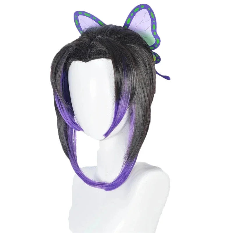 Kochou Shinobu Anime Cosplay Costume Set with Haori for Adults