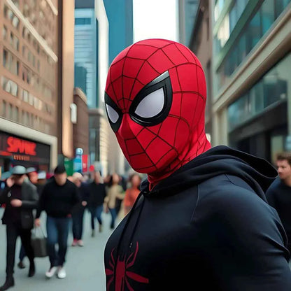 SpiderMan Superhero Launcher Spiderman mask Halloween Cosplay Spider-Man Launcher Suction Cup Ejection Christmas Birthday Gift