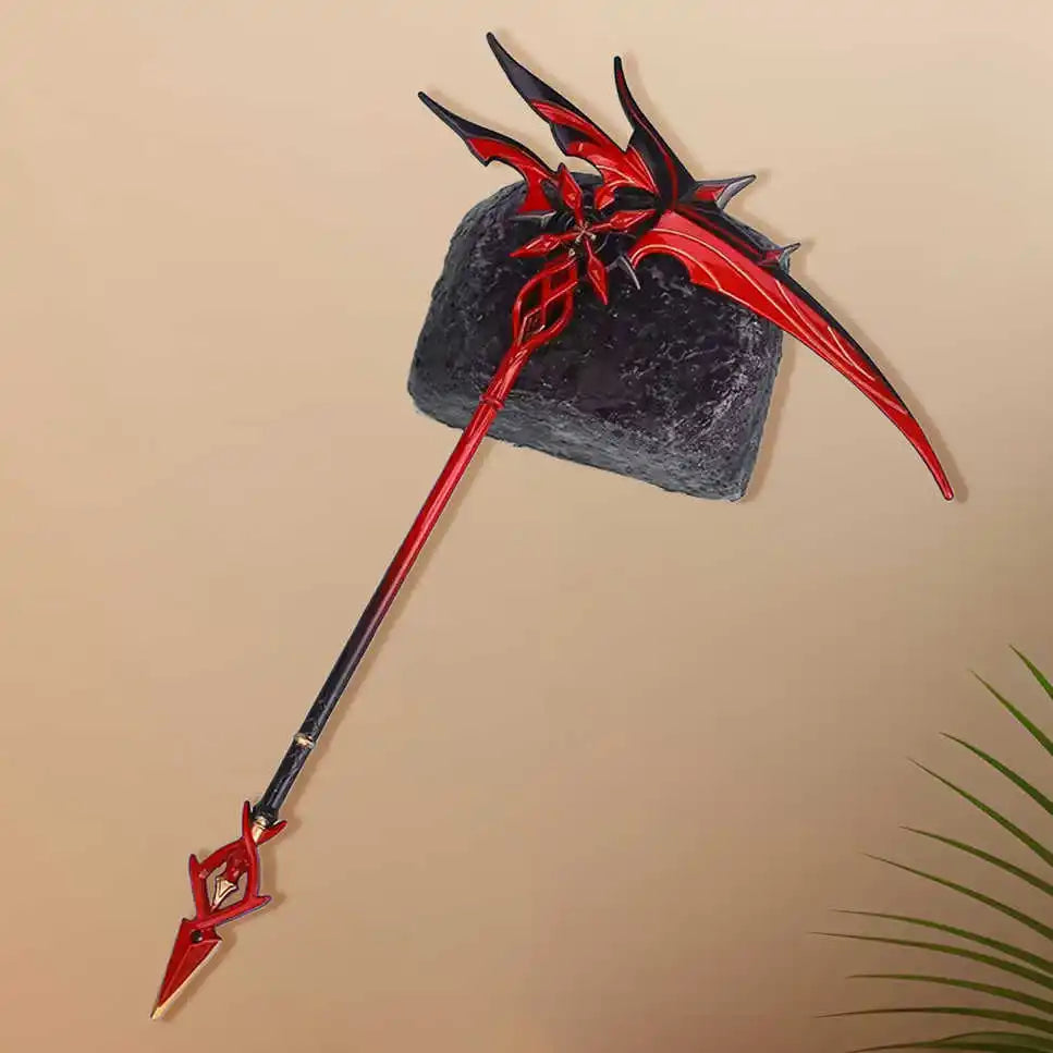 22CM Game Genshin Impact Arlecchino Spear Cosplay Prop Model Cosplay Props Collection Ornament Christmas Present