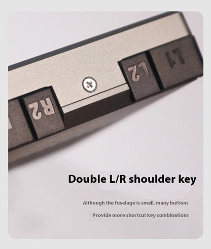 Gkd Pixel 2 Handheld Game Console Portable Retro Nostalgia Game Console Arcade Game Full Metal Body Cnc Gamer Customized Gift SS69