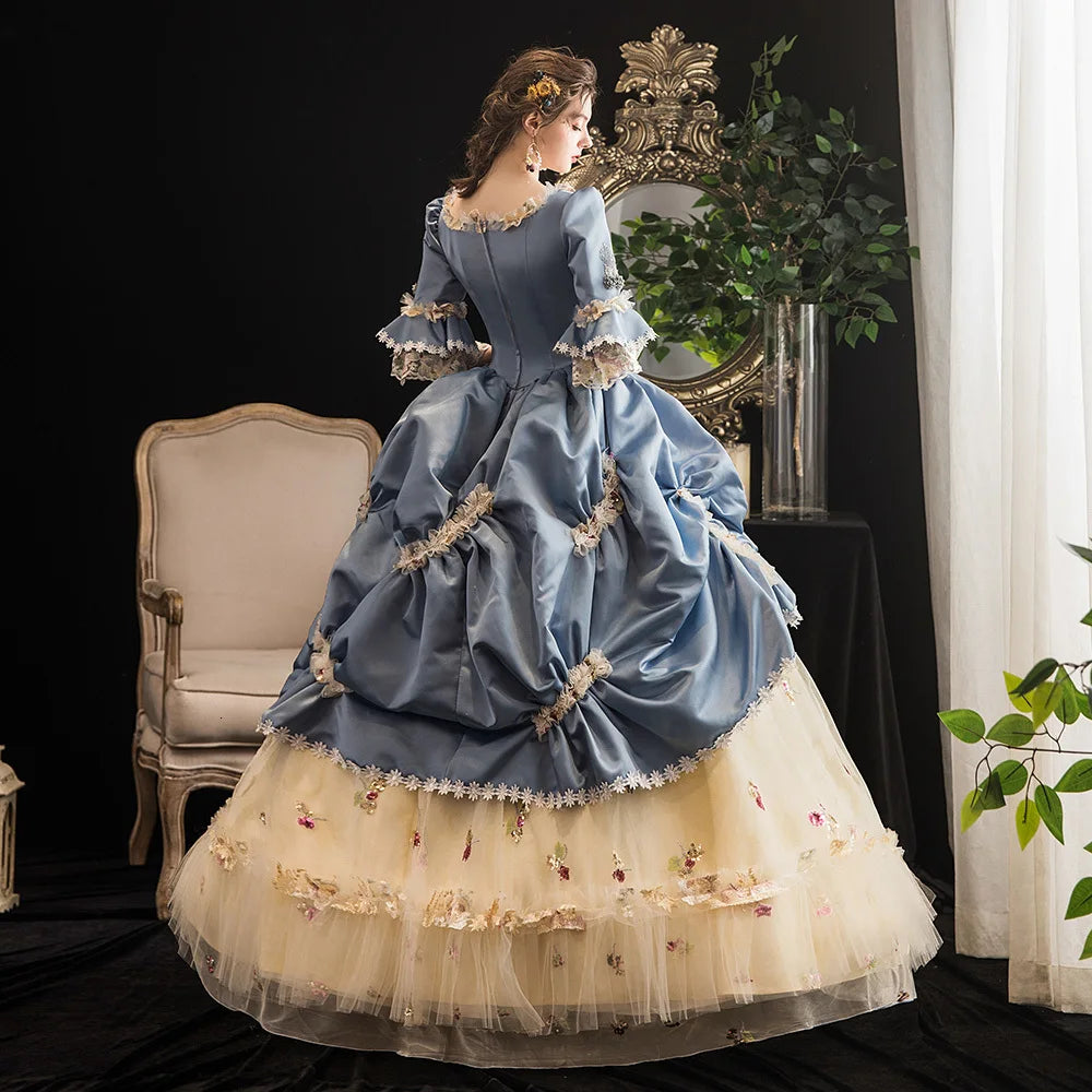 Victorian Masquerade Dresses for Women, Renaissance Dress, 18th Century, Baroque Rococo Marie Antoinette, Historical Clothing SS69