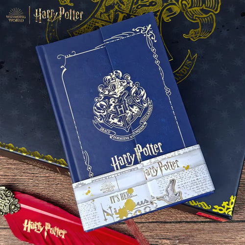 Authentic Harries Potters Peripheral Retro Notebook Magic Academy Hogwarts Slytherin Portable Notebook School Student Stationery