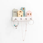 Fairytale Town Wooden Wall Hook Rack for Keys