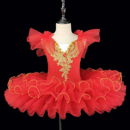 Children's Day Tutu Dress Girl Mesh Fashion Ballet Dance Princess Kids Clothes Stage Casual Summer Girls Dresses Baby Vestidos