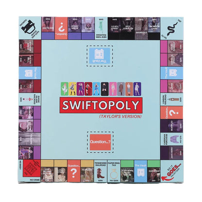 Taylor's Monopoly Board Game Fun Party Family Interactive Chess Games Swiftopoly Board Game Adults Fans Interactive Board Game SS69