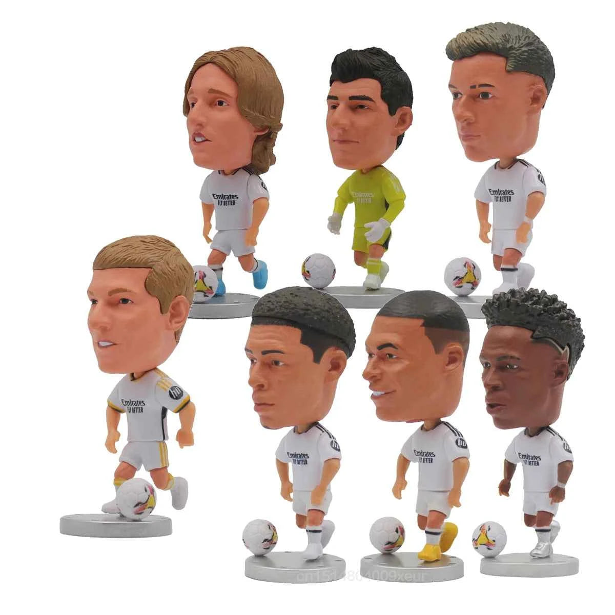 6.5cm HAALAND MODRIC RONALDO YAMAL 2.5in Team Activity Doll Toy Figurine