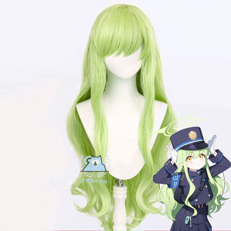 Game Blue Archive Tachibana Nozomi Cosplay Costume Wig Shoes Hikari Cosplay Highlander Railroad Academy Role Play Uniform Prop SS69 46.69 Hikari wig / one size