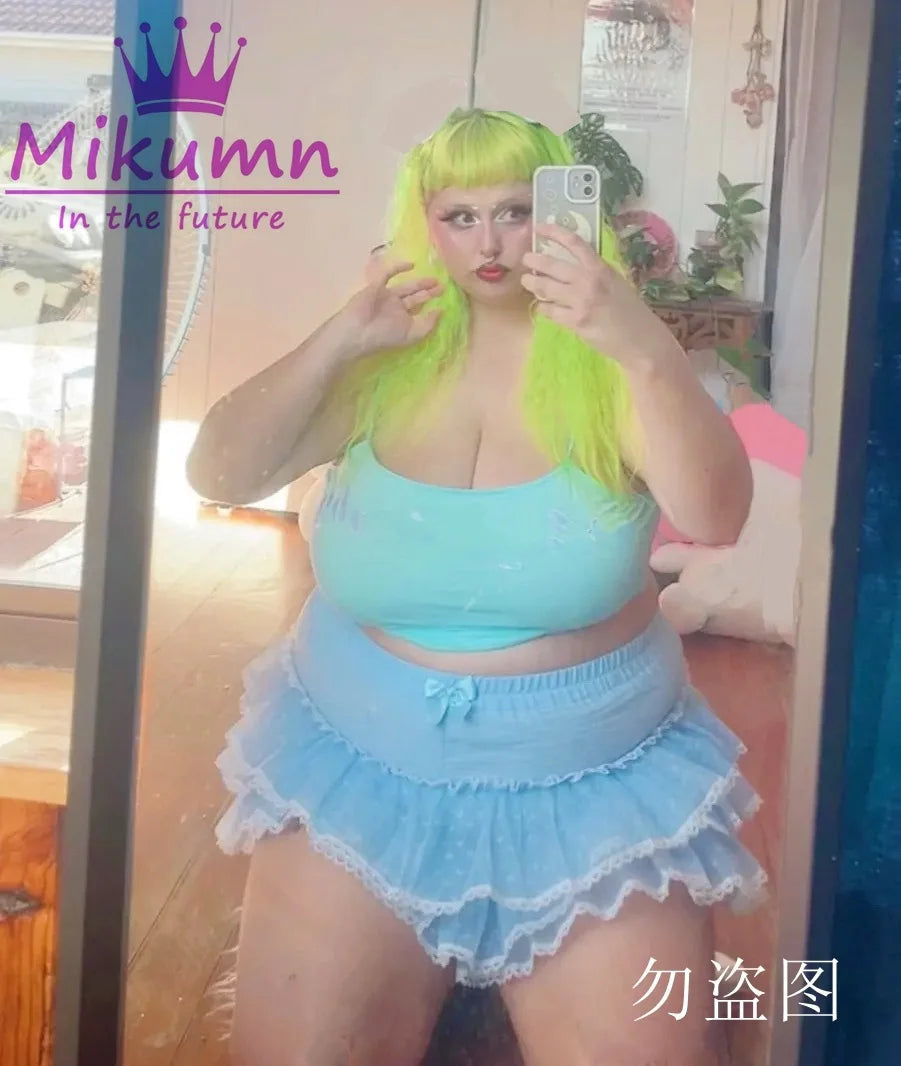 Mikumn Harajuku Sweet Lace Shorts Skirts Y2k Japanese Lolita Kawaii JK Ruffles Bloomers Women Elastic Waist Safety Short Pants SS69