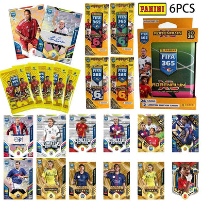PANINI 2026 365 6PCS/BACK Collectible Cards Messi Ronaldo Neymar Mbappe Bellingham Modric Soccer autograph holiday gift