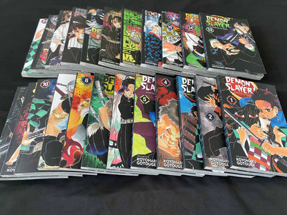 Demon Slayer Kimetsu No Vol 1-23 Yaiba Japan Youth Teen Fantasy Science Mystery Suspense Manga Comic Book Manga Books in English SS69