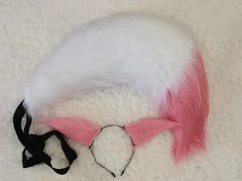 Genshin Impact Yae Miko Cosplay Costume Set with Wig Ears and Tail