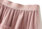Tiered Tulle Maxi Skirt - Elegant A-Line High Waist Mesh