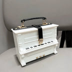 purses and handbags Luxury Designer crossbody shoulder bag For Women piano shape handmade bags Purse Messenger Bag banquet bag