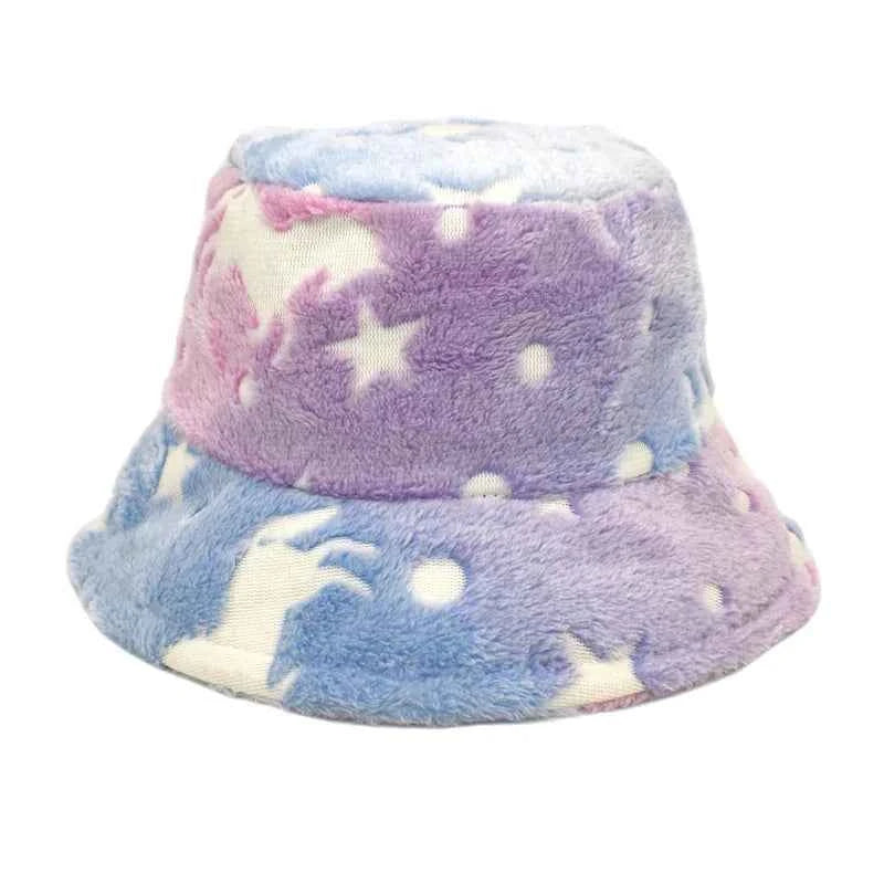 Winter Bucket Hat Women's Fashion Leopard Panama Warm Hats Female Vintage Faux Fur Fisherman Cap Hats For Women Dropshipping