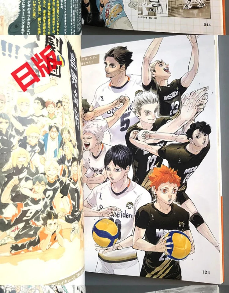 Japanese Original 2022 Official ハイキュー!! Haikyuu!! 10th Anniversary Book Official Color Illustrations art Book SS69