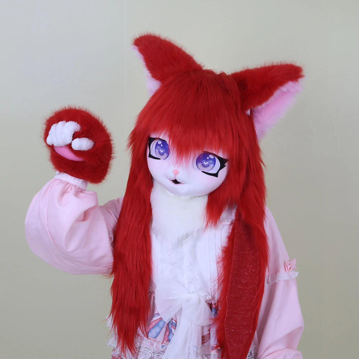 Furry Kigurumi Animal Cosplay Mask - Polyester Costume Head