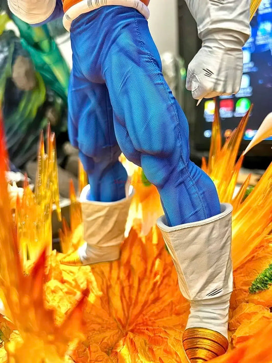 36cm Dragon Ball Gk Model Anime Figure Super Saiyan Vegeta 1:6 14.2inch Majin Vegeta Large Statue Room Decor Ornament Gift Toys SS69