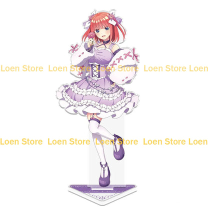 Loen Store The Quintessential Quintuplets official Lolita Fashion Ver figurine cute cartoon character desktop acrylic stand SS69 6.69 WDFXN-RWLP1 (2) / CHINA / 15CM acrylic stand