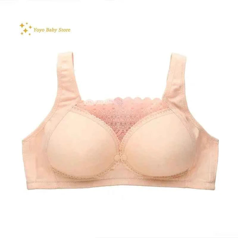 2025 Open front non-underwire maternity bra folding anti-sagging Breastfeeding underwear during pregnancy