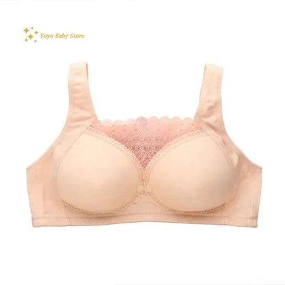 2025 Open front non-underwire maternity bra folding anti-sagging Breastfeeding underwear during pregnancy