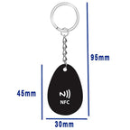 Whatsapp NFC Epoxy Keychain NFC Tag for Increase Your Business
